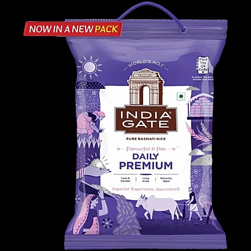 India Gate Daily Premium Basmati Rice - 5KG
