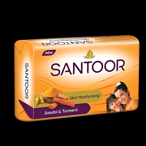 Santoor Skin Sandal Soap 4Pcs